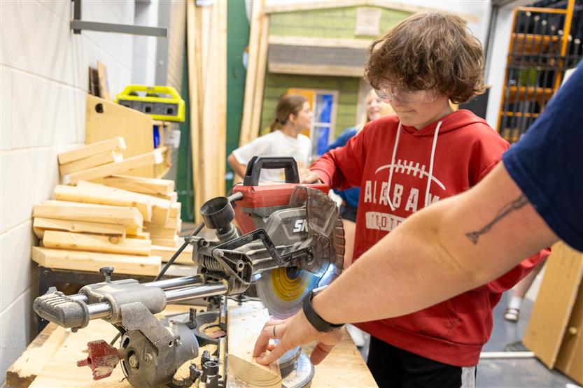 Students participate in fine arts classes